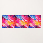 Tapis De Yoga brush strokes 2 pattern (Dos (Horizontal))