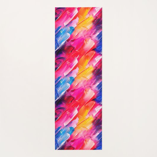 Tapis De Yoga brush strokes 2 pattern (Dos)