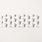 Tapis De Yoga Buble Gum Zebra Blowbble Motif (Devant (Horizontal))