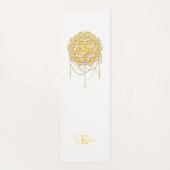 Tapis De Yoga Buddhist Holy Symbol Om In Gold (Devant)
