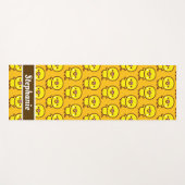 Tapis De Yoga Budgerigar / Lutino (Devant (Horizontal))