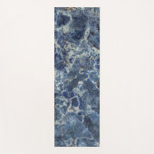 Tapis De Yoga Bue Gris Marbre Noir & Veines Beige (Devant)