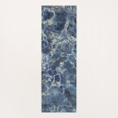 Tapis De Yoga Bue Gris Marbre Noir & Veines Beige (Dos)