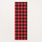Tapis De Yoga Buffalo Plaid Red Black Check (Dos)