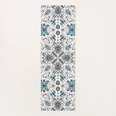Tapis De Yoga Bugs, noir et bleu (Dos)