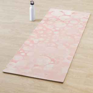 Tapis De Yoga Bulles blanches roses pois Yoga Mat