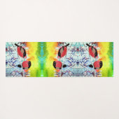 Tapis De Yoga Bullfinch Birds (Dos (Horizontal))