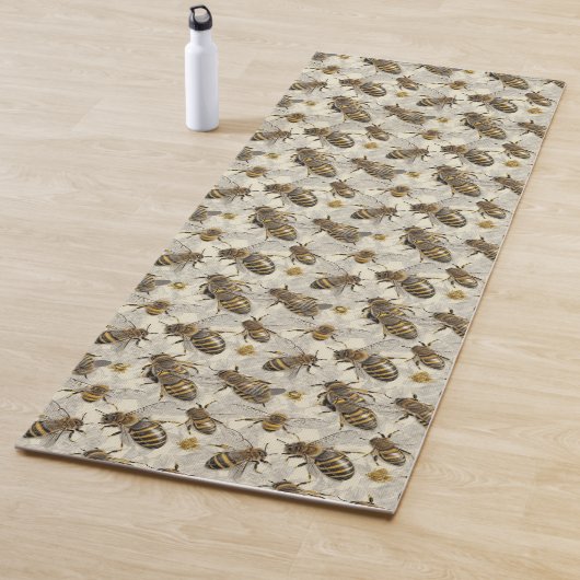 Tapis De Yoga Bumble Bees (En situation)