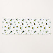 Tapis De Yoga Buzzing Bumblebees joyeux  (Devant (Horizontal))