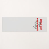 Tapis De Yoga Ça Vaut Le Coup ! (Devant (Horizontal))