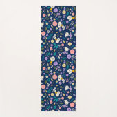 Tapis De Yoga cacahuètes en Motif de fleurs (Devant)