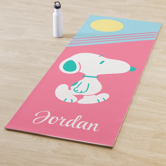 Tapis De Yoga cacahuètes | Snoopy Deco Dreams Sun (En situation)