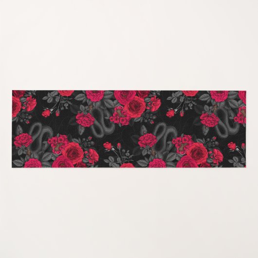 Tapis De Yoga Caché en rose (Devant (Horizontal))