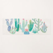 Tapis De Yoga Cactus de Bohème (Devant (Horizontal))