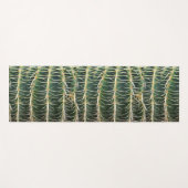 Tapis De Yoga Cactus tropical inconfortable drôle (Devant (Horizontal))