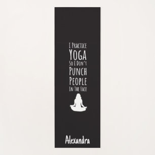 Tapis De Yoga Cadeaux drôles de yoga, nouveauté personnalisée