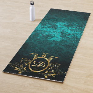 Tapis De Yoga Cadre en or Damas personnalisé de luxe