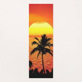 Tapis De Yoga Cadre Sun Red Tropics Palm Beach (Devant)