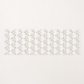 Tapis De Yoga Café caféine Formule chimique moléculaire (Devant (Horizontal))