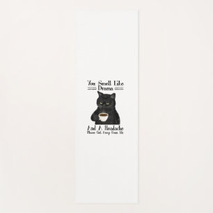 Tapis De Yoga Café En Chat Noir Vous Sentez Comme Un Drame Et Un