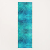 Tapis De Yoga Calme Mandala Bleu (Devant)