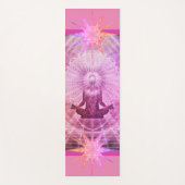 Tapis De Yoga Calme rose Namaste Zen (Devant)