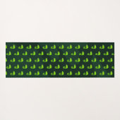 Tapis De Yoga Caméléon vert mignon (Dos (Horizontal))