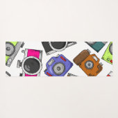 Tapis De Yoga Caméra photographique motif (Dos (Horizontal))