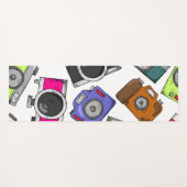 Tapis De Yoga Caméra photographique motif (Devant (Horizontal))