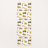 Tapis De Yoga Camions de construction (Devant)