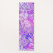 Tapis De Yoga Camo Abstrait tendance rose violet bleu (Devant)