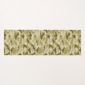 Tapis De Yoga Camouflage 8 bits pour désert numérique / Camo (Devant (Horizontal))