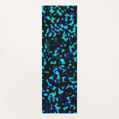 Tapis De Yoga Camouflage branché de Blue Seagreen (Devant)