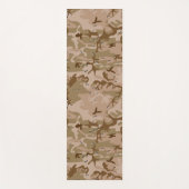Tapis De Yoga Camouflage Désert Avec Galets, Militaire, Armée (Devant)