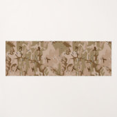 Tapis De Yoga Camouflage Désert Avec Galets, Militaire, Armée (Devant (Horizontal))