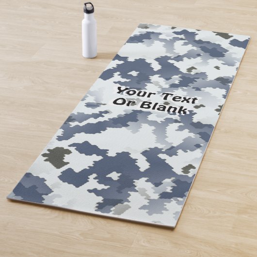 Tapis De Yoga Camouflage d'hiver (En situation)