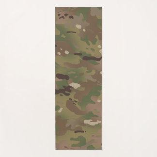 Tapis De Yoga Camouflage I de région boisée