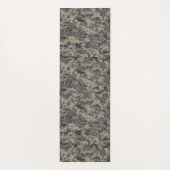 Tapis De Yoga Camouflage numérique armée pixel photo imprimé (Dos)
