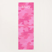 Tapis De Yoga Camouflage rose (Dos)