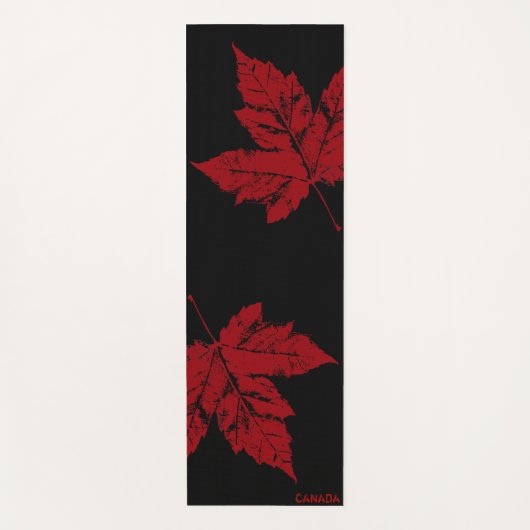 Tapis De Yoga Canada Yoga Mats Canada Maple Leaf Yoga Mat (Devant)