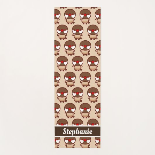 Tapis De Yoga Cannelle Java Sparrow (Devant)