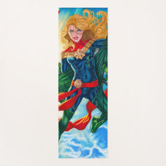 Tapis De Yoga Capitaine Marvel ~ Carol Danvers