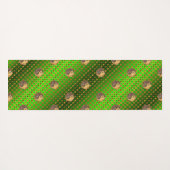 Tapis De Yoga Capricorne et chèvre de feu (Dos (Horizontal))