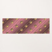 Tapis De Yoga Capricorne et coq de feu (Dos (Horizontal))