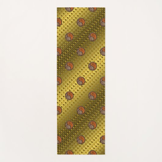 Tapis De Yoga Capricorne et Dragon de Bois (Devant)