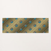 Tapis De Yoga Capricorne et Rabbit d'eau (Dos (Horizontal))