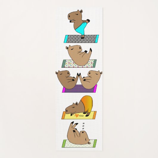 Tapis De Yoga Capybara Yoga Mat (Devant)