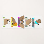 Tapis De Yoga Capybara Yoga Mat (Devant (Horizontal))