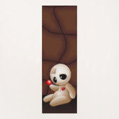 Tapis De Yoga Caricature de poupée vaudou en amour (Devant)