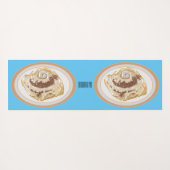 Tapis De Yoga Caricature en rouleau de cannelle (Dos (Horizontal))